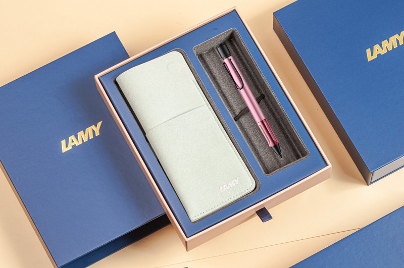 【雷雕刻字】LAMY 自動鉛筆 磁吸筆套禮盒  / AL STAR / 多彩選 - 鉛筆/自動鉛筆 - 鋁合金 多色