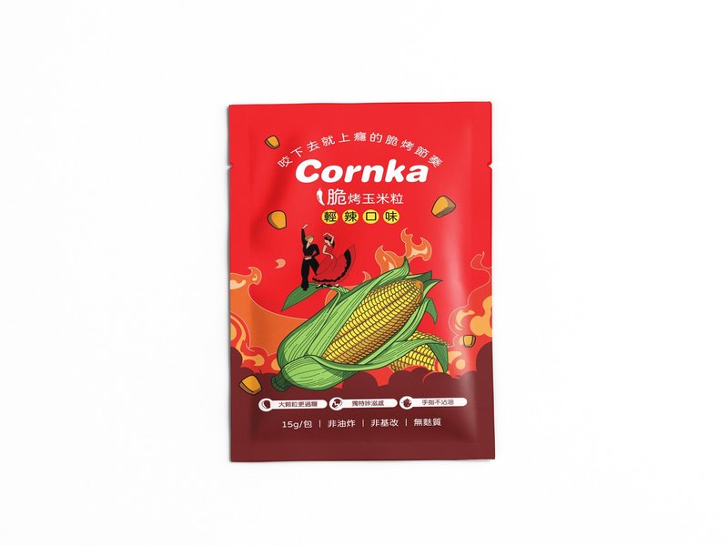 +1元多1件│ CornKa脆烤玉米粒-辣椒/芥末/巧克力 零嘴 聚會 下酒 - 零食/點心 - 其他材質 