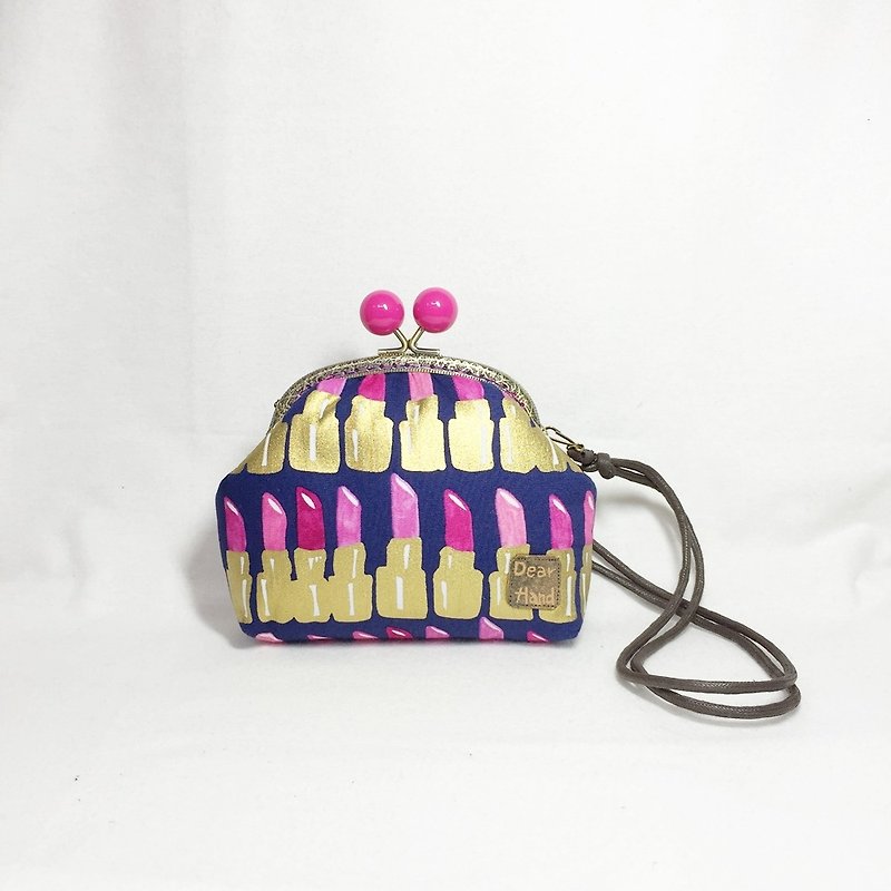 Candy Lipstick + FOR GIRL-Lipstick + - กระเป๋าแมสเซนเจอร์ - ผ้าฝ้าย/ผ้าลินิน หลากหลายสี