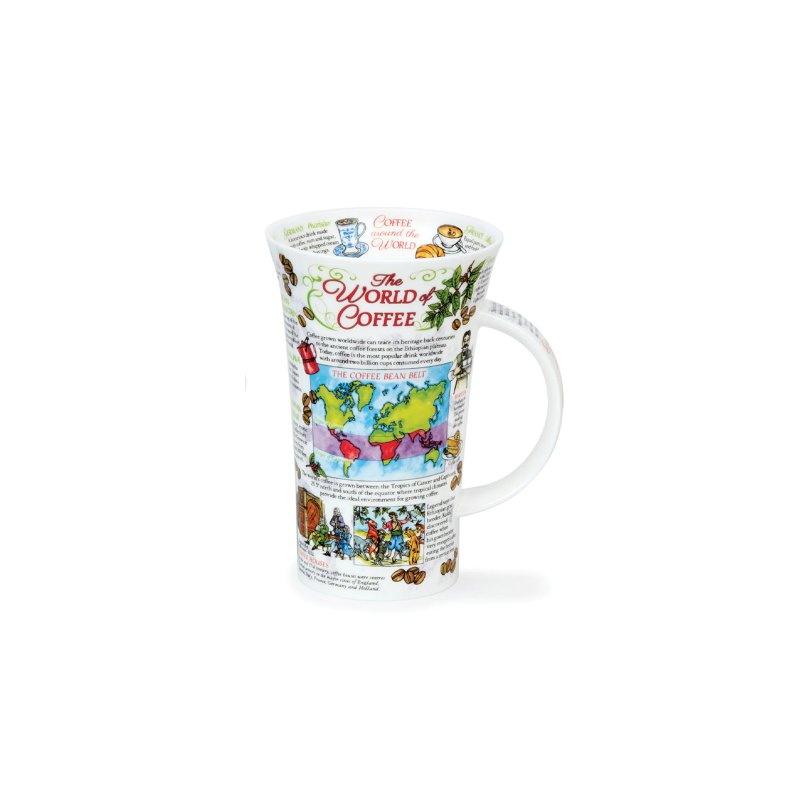 【100% Made in UK】Dunoon About Coffee Bone China Mug-500ml - Mugs - Porcelain 