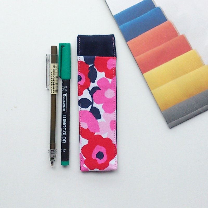 Journal Pen Holder (Nordic Little Flowers) - Notebooks & Journals - Cotton & Hemp Pink