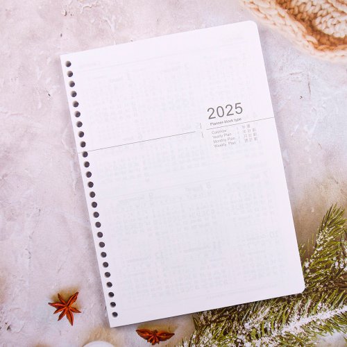 綠的事務用品股份有限公司 【conifer綠的事務】2025年16K直式週誌內頁/補充式內頁