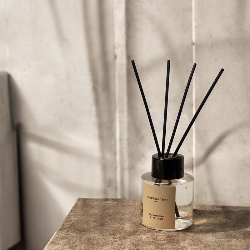 Active Essential Oil Diffuser 50ml - Free Velvet Black Diffuser Sticks - Fragrances - Essential Oils Khaki