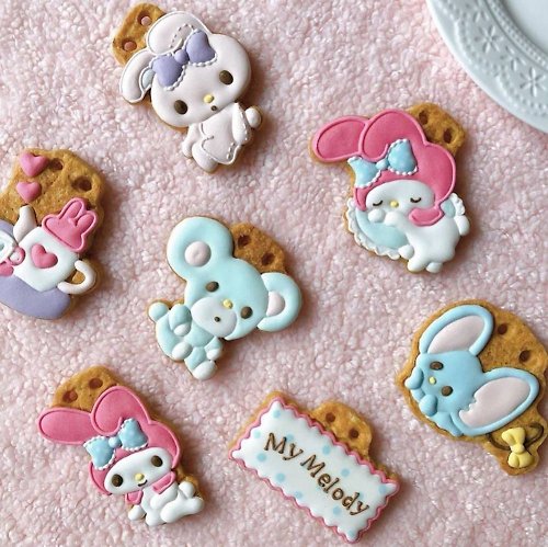 Cookie Queens 餅乾皇后 【Pinkoi x Sanrio】正版/美樂蒂/收涎餅乾/寶寶4個月收口水/客製