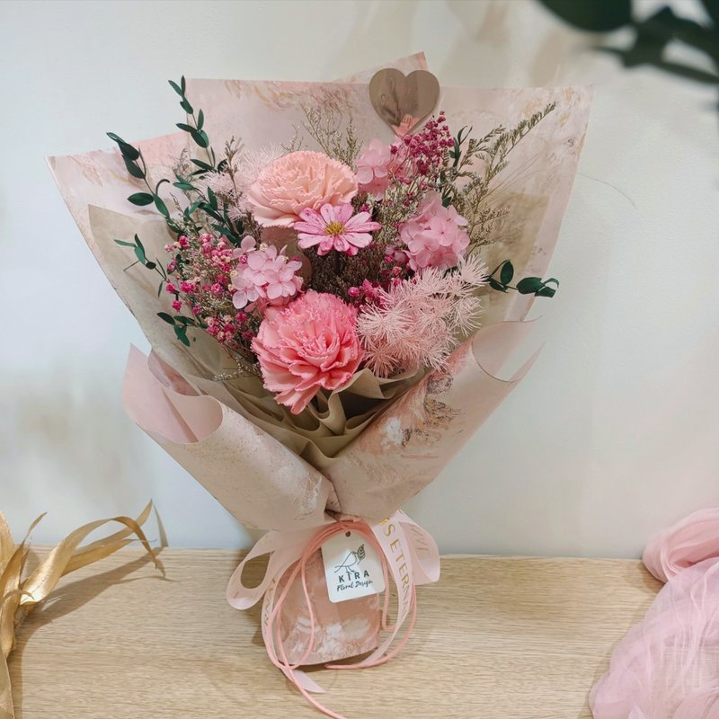 Mother's Day limited about love fragrance carnation bouquet/medium size/Mother's Day bouquet/fragrance flower - Dried Flowers & Bouquets - Plants & Flowers Red