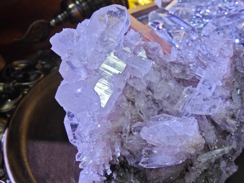 zen crystal jewelry 礦石飾物設計 哥倫比亞粉縫合水晶|粉列母|大顆|粉紅色水晶擺設|水晶簇