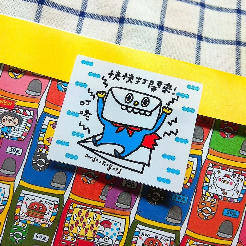 Envelope Little Superman Sticker / Seal Sticker - Stickers - Paper Multicolor