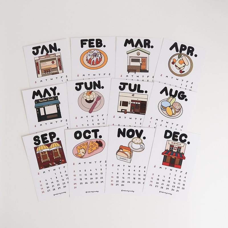 2021 Calendar - Calendars - Paper Red