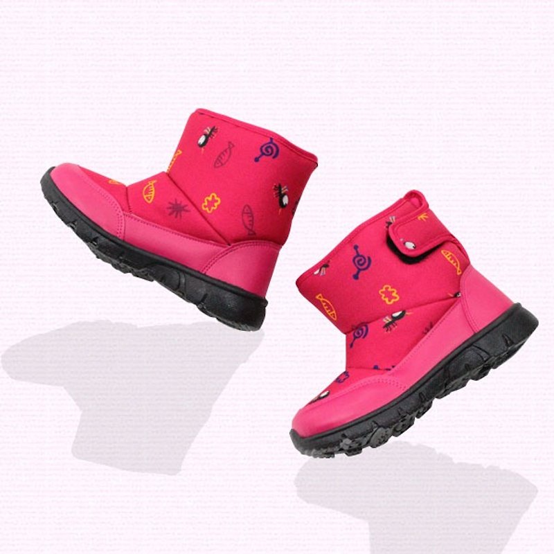 Children Story boots – Fuschia – The sound of the mosquito - Kids' Shoes - Other Materials Red