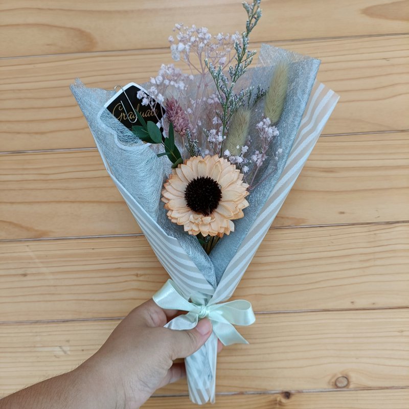 Dry sunflower rose sunflower bunch opening store home decoration resignation retirement birthday graduation ceremony seven - Dried Flowers & Bouquets - Plants & Flowers Multicolor