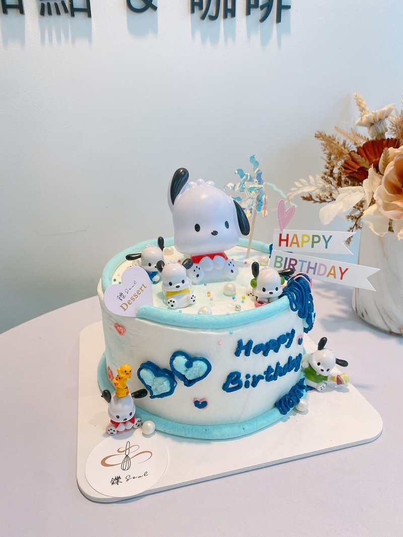 Pacha dog theme cake, doll cake, cute cake, customized cake, birthday cake, dessert - เค้กและของหวาน - อาหารสด 