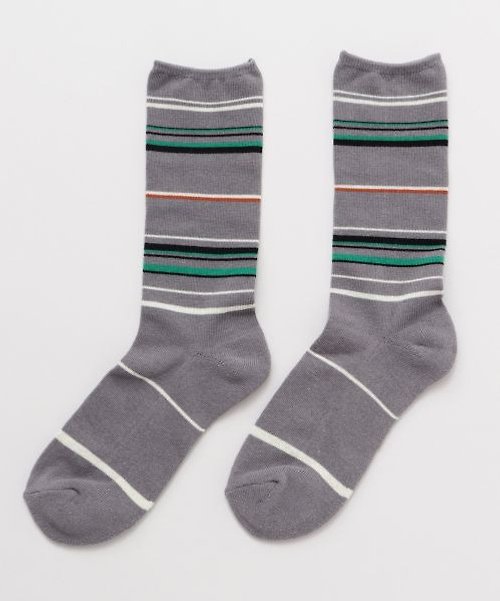 Ametsuchi Sedona Stripe Middle Socks 25～28cm