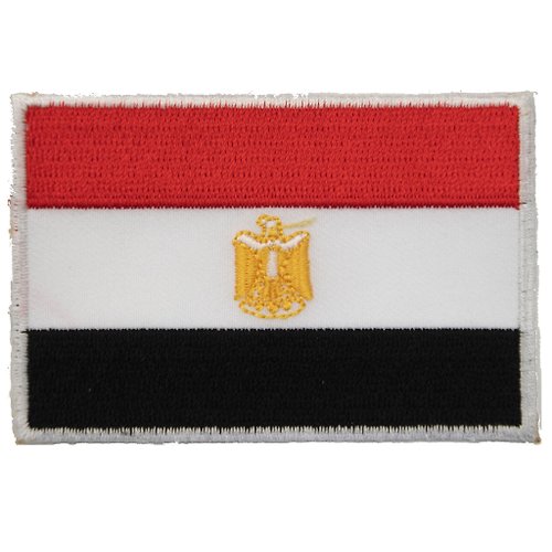 A-ONE 埃及 國旗 熨斗貼紙 背包貼 士氣貼章 熨燙貼布繡 刺繡布標 熨燙