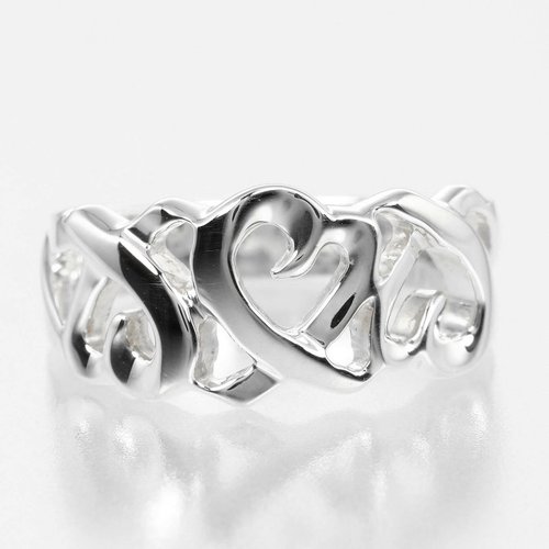 日本直送】ティファニーTIFFANY&Co. トリプルラビングハート10号