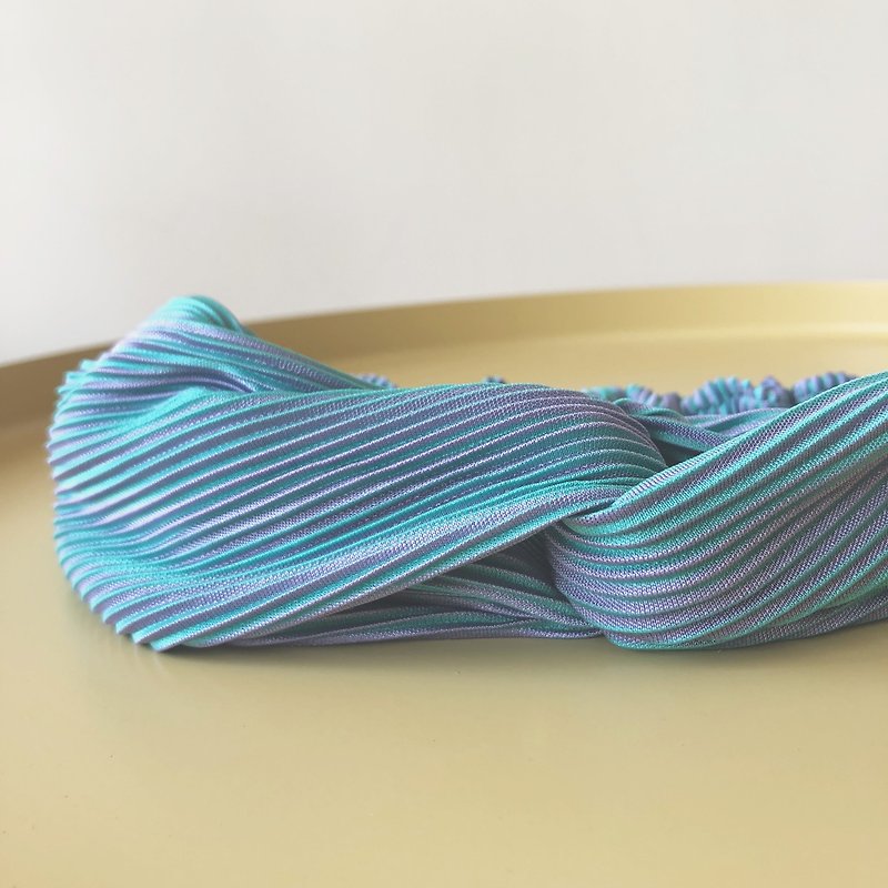 From the star Elastic hair band - Headbands - Polyester Blue