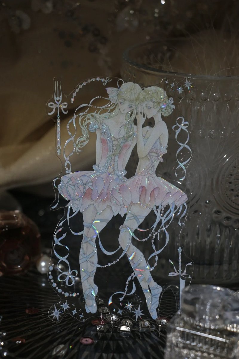 untie the ribbon バレエ(芭蕾)少女 雙姫 PET 貝殼光 和紙膠帶 - 紙膠帶/和紙/PET - 其他材質 多色
