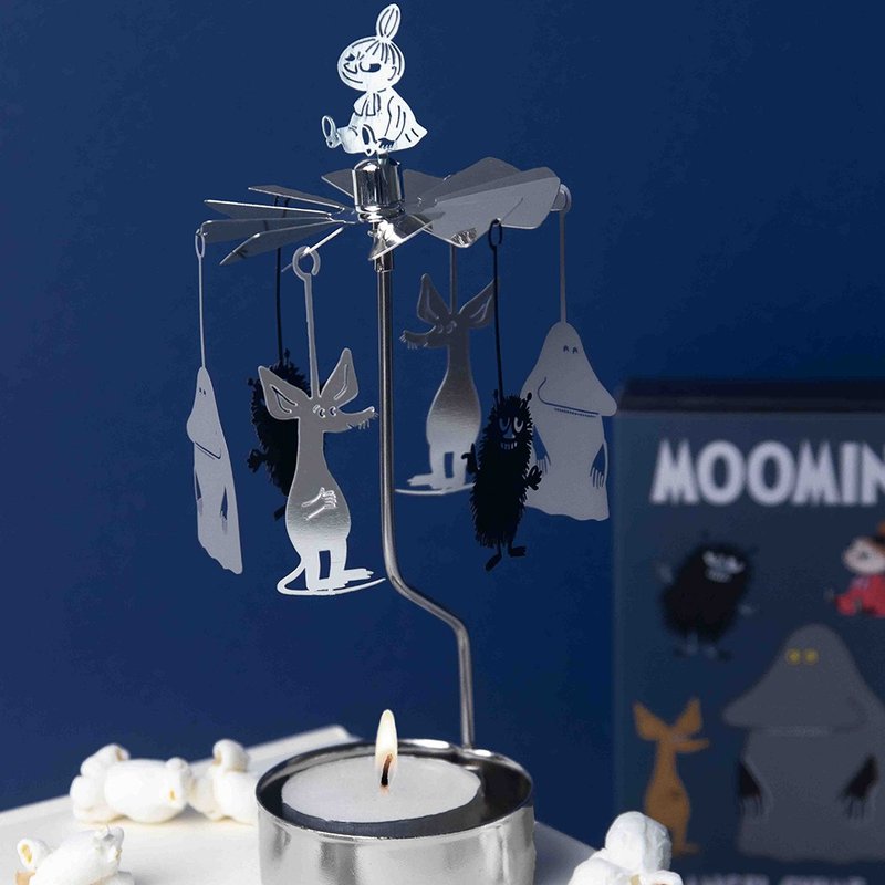 Lulumi supporting role rotating candle holder (with candle) - เทียน/เชิงเทียน - โลหะ 