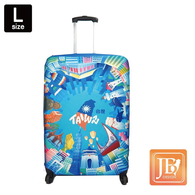LittleChili Luggage Cover-Roundabout Taiwan L - Luggage & Luggage Covers - Other Materials 
