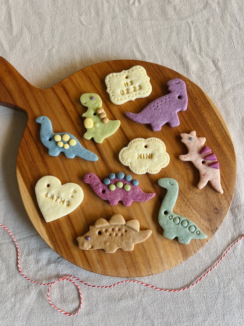 Customized dinosaur saliva cookie set - Handmade Cookies - Other Materials 