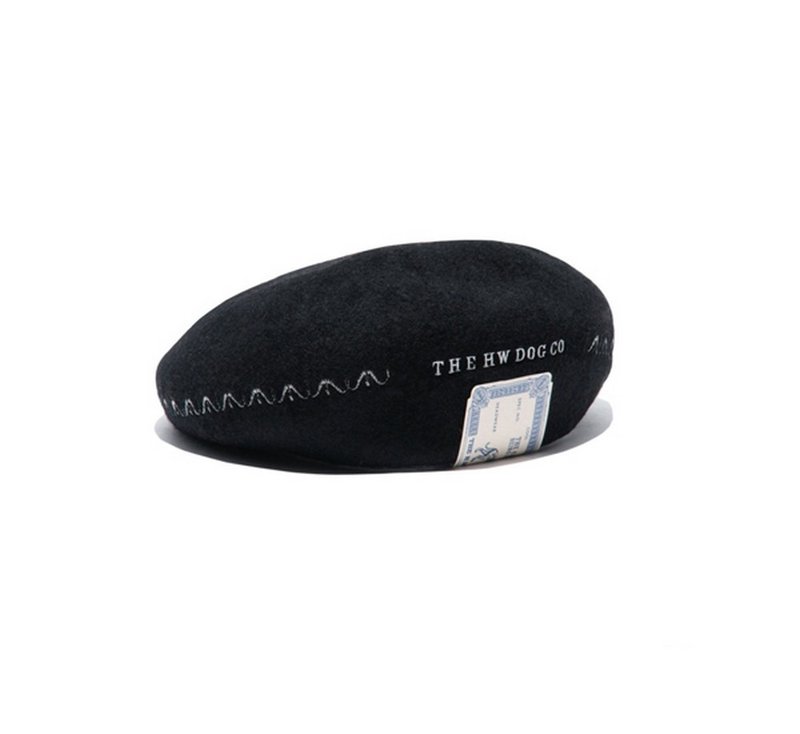 H.W.Dog&Co. Bernina Pattern Beret貝爾尼納刺繡貝雷帽(三色) - 帽子 - 其他材質 多色