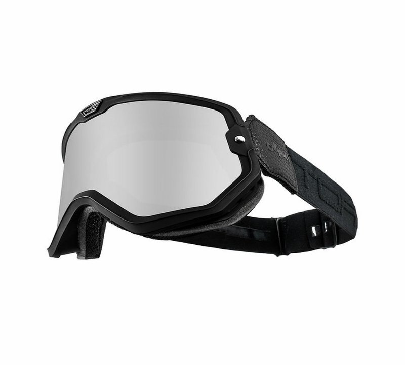 TORC MOJAVE GOGGLES all black goggles anti-sand anti-fog roller hat 100% - Helmets - Other Materials 