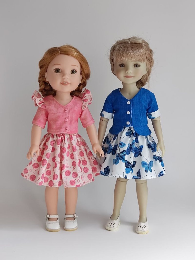 PDF sewing pattern for Ruby Red and Wellie Wishers dolls. - 手工藝教學/工具書 - 其他材質 