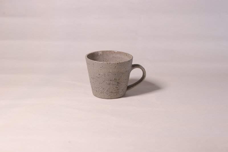 Gray Mikage handle cup - แก้ว - ดินเผา สีเทา