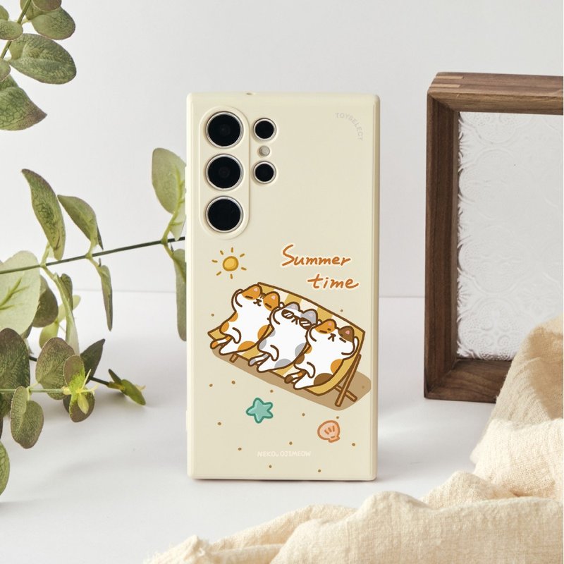 歐吉喵NEKO OJIMEOW夏日喵情純色矽膠SAMSUNG手機殼 - 手機殼/手機套 - 塑膠 多色