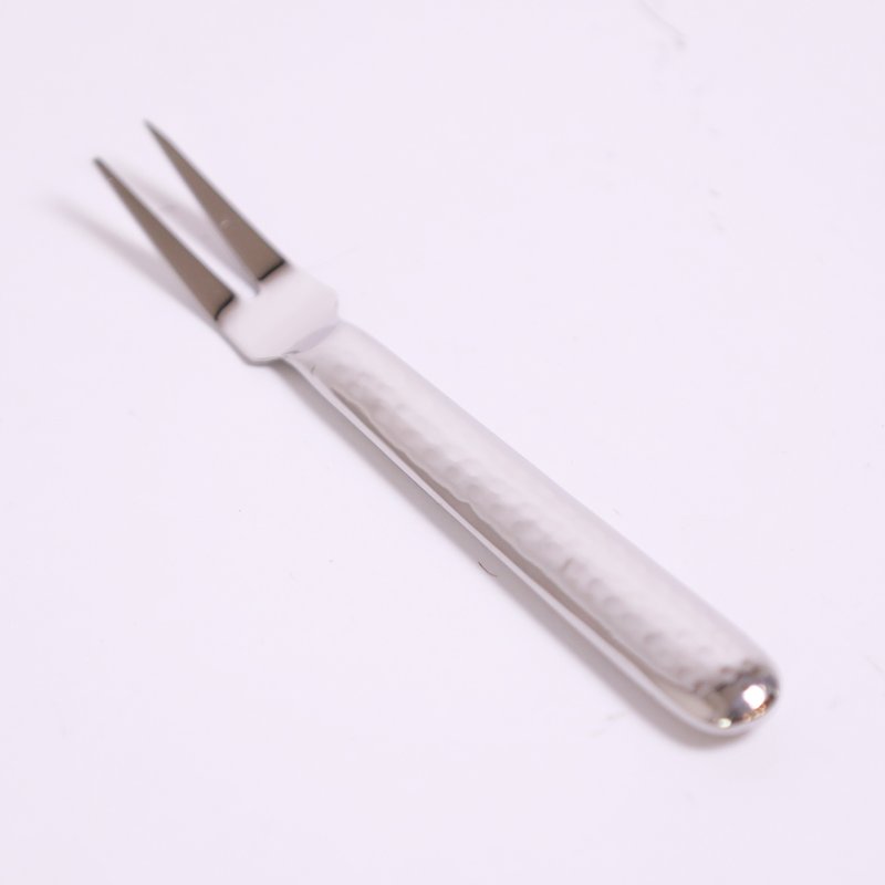 Stainless Steel small cutlery-short handle knocking fork-fair trade - ช้อนส้อม - โลหะ สีเงิน