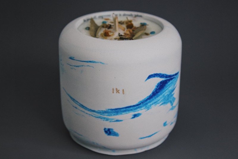 iki scent【客製化】豐盛款能量蠟燭 300ml - 香氛蠟燭/燭台 - 蠟 