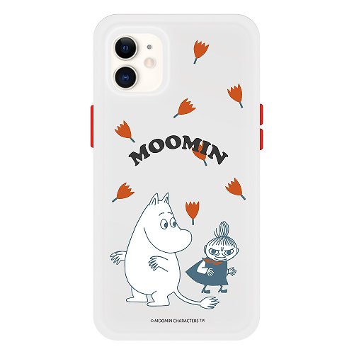 我適文創 【iPhone系列】Moomin授權-磨砂手機殼 花與朋友