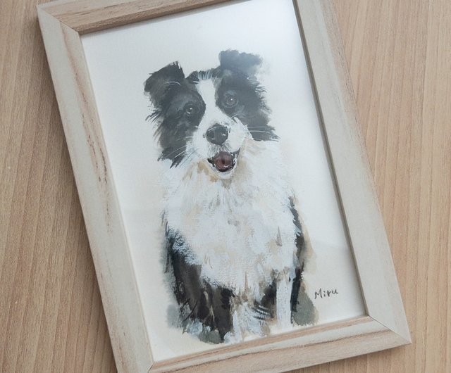 絵画 油絵 uF6-050220 可愛い子犬