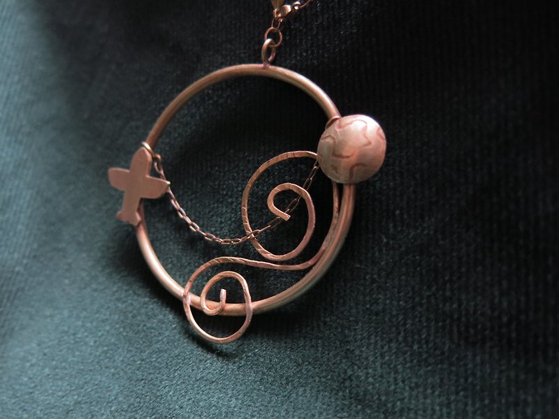 Around the World Dream Necklace - Necklaces - Copper & Brass Gold