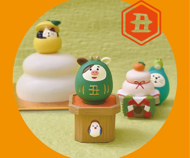 Japan DECOLE Concombre-Lucky Year of the Ox Series - Shop