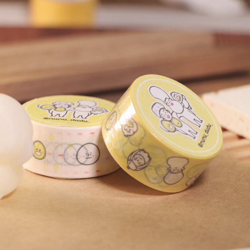 炑炑角色公仔頭MT - 紙膠帶/和紙/PET - 其他材質 多色