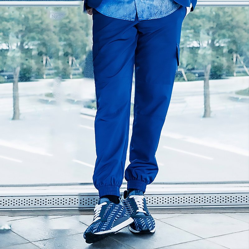 ウルトラライトマルチポケット機能ワークパンツ（ブルー） - パンツ メンズ - その他の素材 ブルー