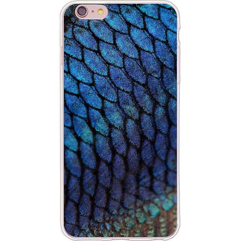 New Year designers - [02] -TPU phone skin shell "iPhone / Samsung / HTC / LG / Sony / millet" * - Phone Cases - Silicone Blue
