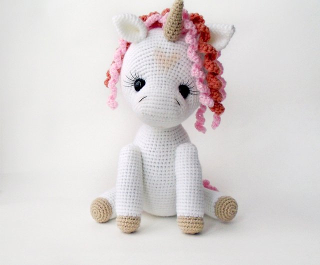 crochet unicorn doll