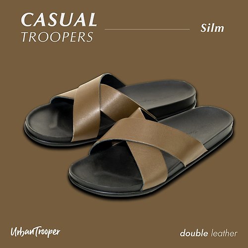 urbantrooper Urban Trooper, Casual Troopers Leather, Moderate Green