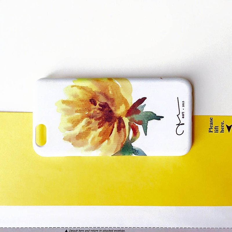 case flower collection - เคสแท็บเล็ต - พลาสติก สีเหลือง