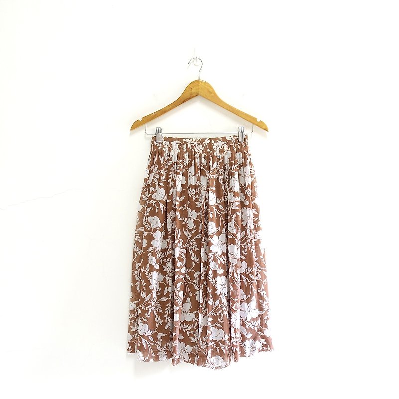 │Slowly│Dadi-Ancient Skirt│vintage.Retro.Literature.Made in Japan - Skirts - Polyester Multicolor