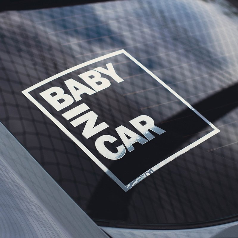 Baby In Car/A/car stickers, stickersSunBrotherSun Brothers - สติกเกอร์ - วัสดุกันนำ้ 