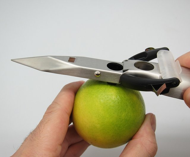 モーケン】トップステンレス多機能野菜・果物皮むき包丁（6機能付