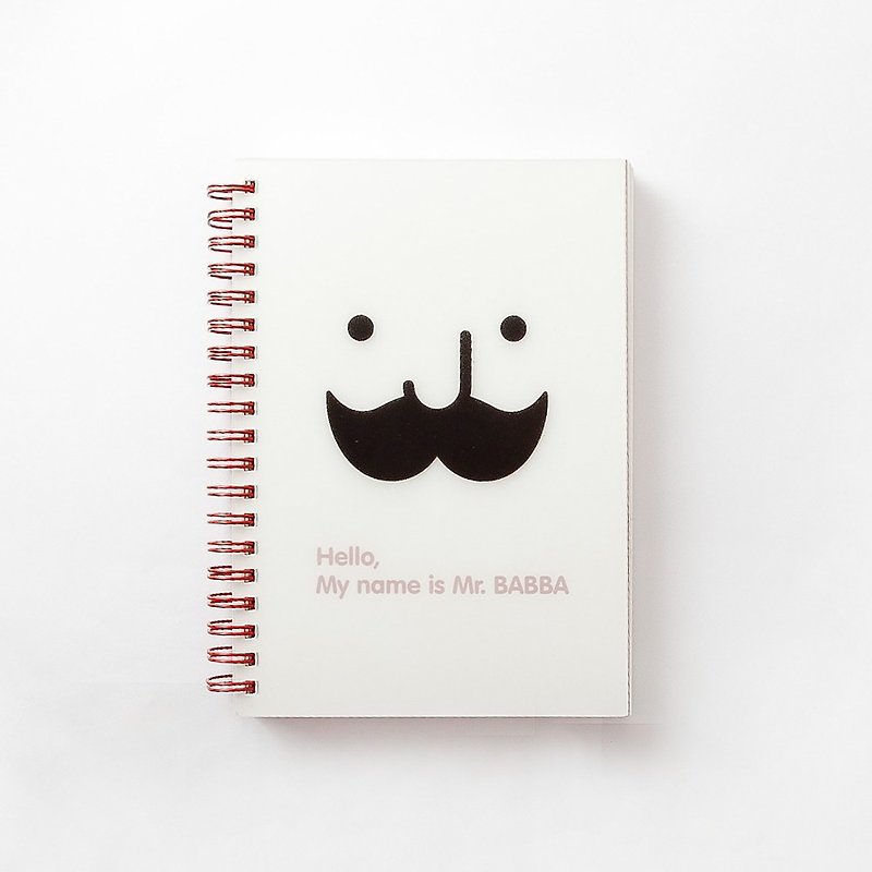 Mr.Babba can tear the ring notebook, JST31683 - Notebooks & Journals - Paper White