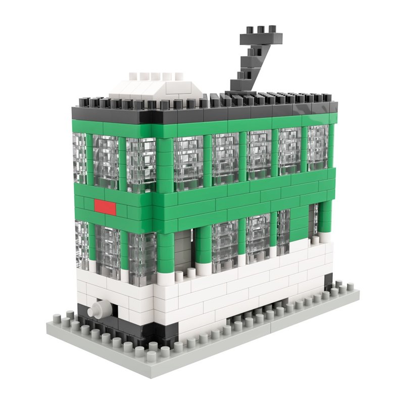 Archbrick Mini Hong Kong Tram 2 Pixel Brick Nanoblock - ตุ๊กตา - พลาสติก หลากหลายสี