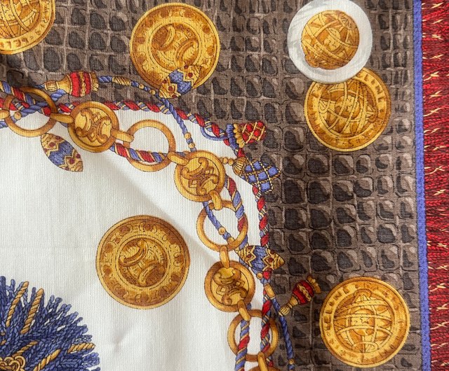 CELINE シルクスカーフ　2枚組　新品未使用　箱付き CELINE(セリーヌ) シルクスカーフ ベージュ×グレー｜【公式