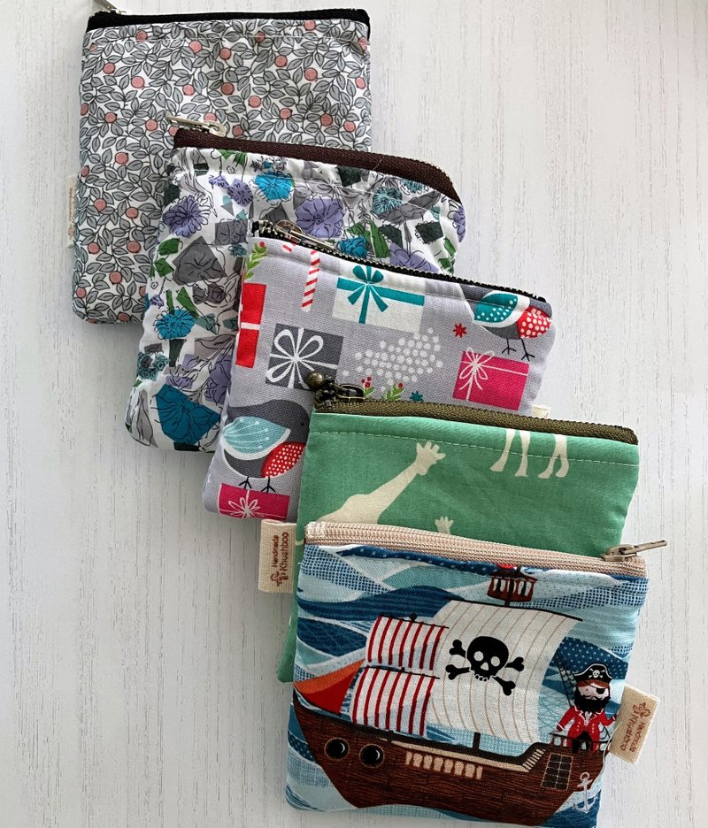 コインパース　輸入生地 - 零錢包/小錢包 - 棉．麻 多色