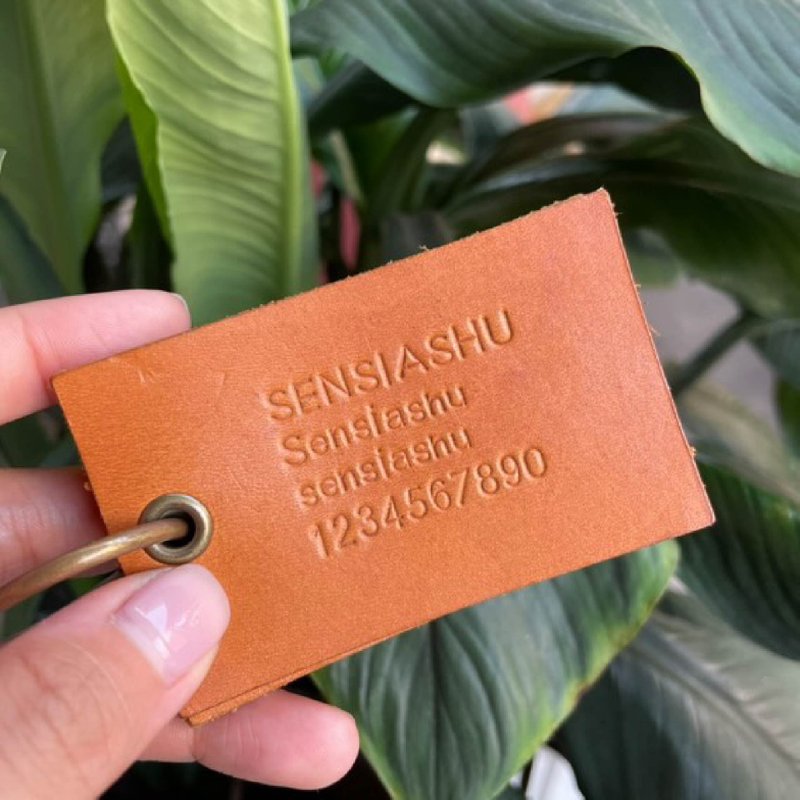 加購限定-客製化敲印字服務 - 其他 - 真皮 咖啡色
