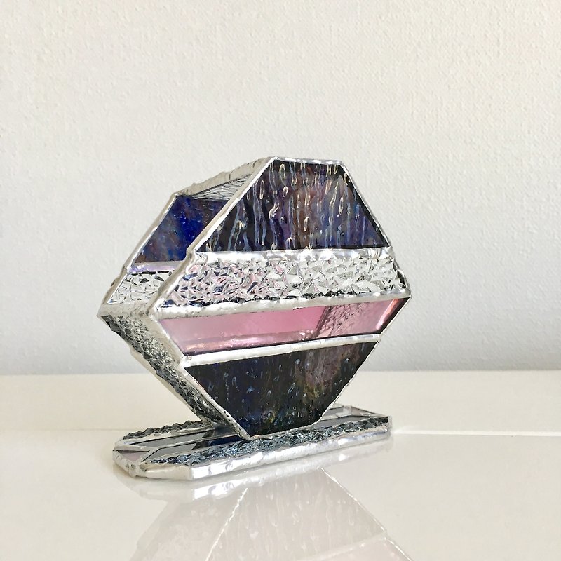 スタンドホルダー デイドリーム ディアマン ダークパープル ガラス Bay View - 裝飾/擺設  - 玻璃 紫色