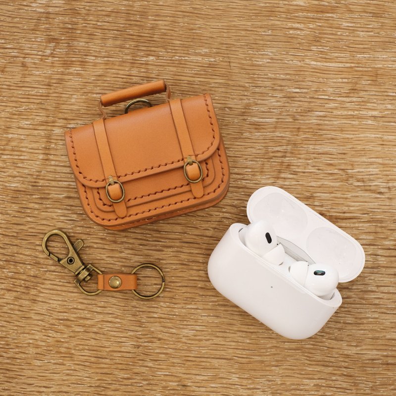 Airpods pro 2nd gen case - ที่เก็บหูฟัง - หนังแท้ หลากหลายสี